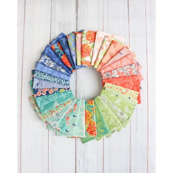Garden Society Fat Eighth Bundle by Crystal Manning for Moda Fabrics - Picture 1 of 4